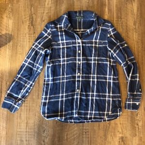 LAUREN JEANS CO. Ralph Lauren Plaid Shirt | S